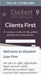 Mobile Screenshot of daublaw.com